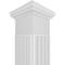 Ekena Millwork Craftsman Classic Square Non-Tapered Zion Fretwork Column w/ Tuscan Capital & Tuscan Base CC1210ENZINTUTU - alternate 2